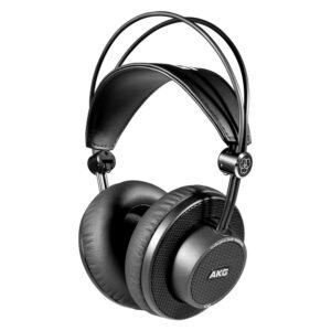 AKG K245 Auricular de estudio plegable, abierto y sobre la oreja
