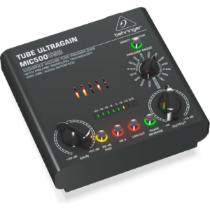 MIC500USB | Behringer | Preamplificador de micrófono de tubo Ultragain