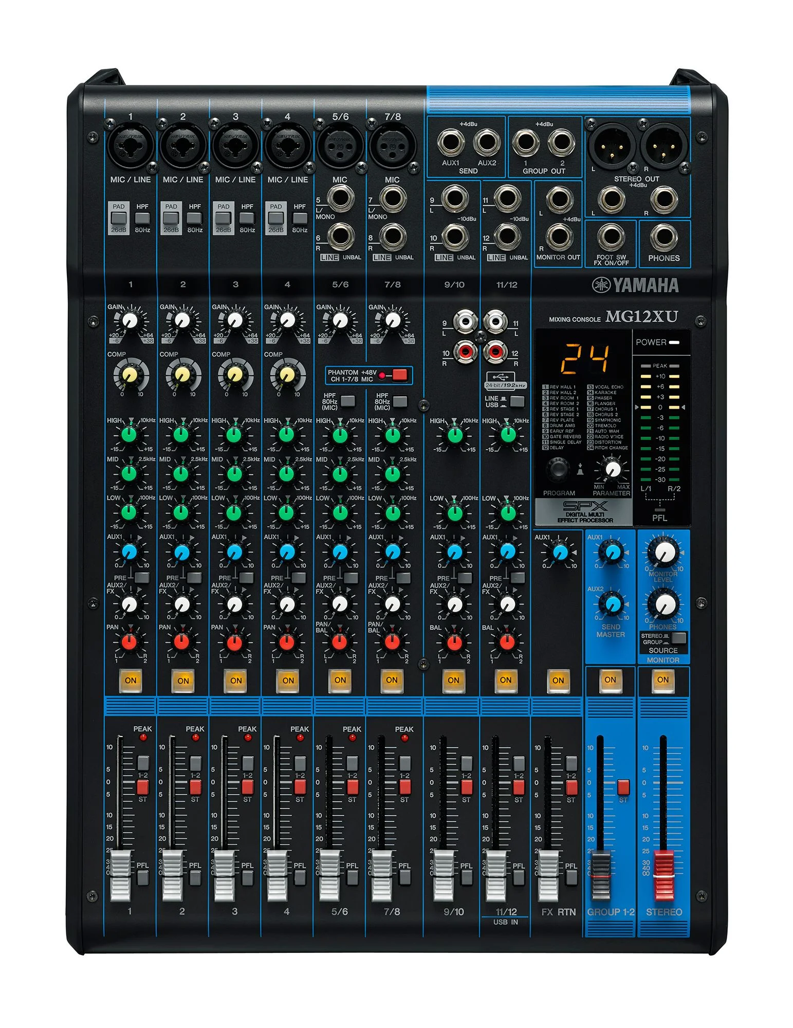 Yamaha MG12XU Mezcladora Profesional USB