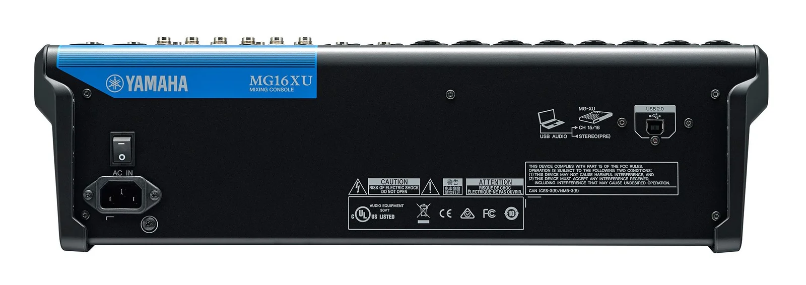 Conectividad Profesional Yamaha MG16XU
