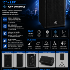 flyer-yamaha-dxr10mkii-ultramar-audio-peru.webp