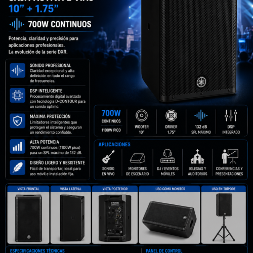 flyer-yamaha-dxr10mkii-ultramar-audio-peru.webp