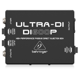 Behringer Ultra-DI DI600P 1 canal pasivo micrófono / caja directa de instrumento