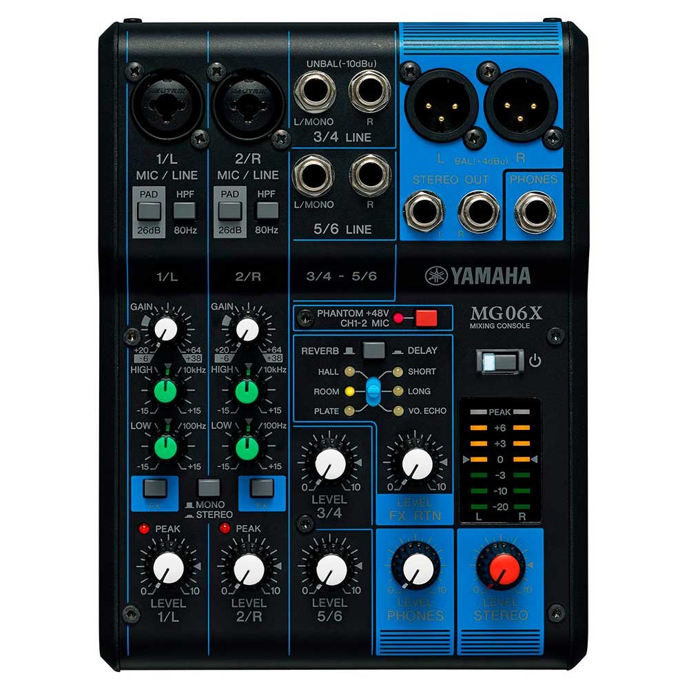 Yamaha MG06X Mezcladora Analógica con Efectos