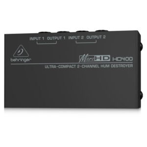 MicroHD HD400 | Behringer | Destructor de zumbido/HUM ultra compacto de 2 canales