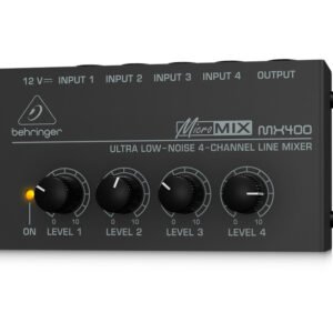 MX400 | BEHRINGER | Mezclador de línea de 4 canales de ruido ultrabajo