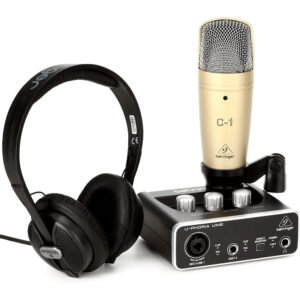 Behringer U Phoria Studio Paquete de grabación / podcasting