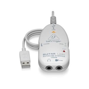 Behringer UCG102 Interfaz de guitarra a USB para grabar en PC / Mac o dispositivo iOS