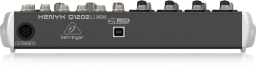 Q1202USB | Behringer | Mezclador de 12 entradas y 2 buses con preamps y comps de micrófono XENYX, ecualizador británico e interfaz USB/audio - Imagen 4