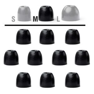EABKF1 (S / M / L) | SHURE | EABKF1 Almohadillas negras de gomaespuma S/M/L
