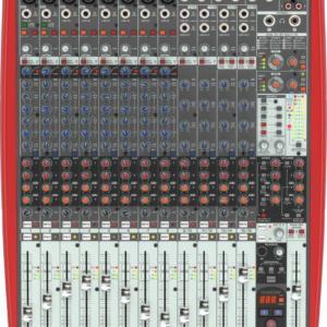 UFX1604 | Behringer | Mezclador de 16 entradas y 4 buses con interfaz USB/FireWire 16x4, grabador USB de 16 pistas, preamps y comps de micrófono XENYX, ecualizador británico y procesadores duales Multi-FX