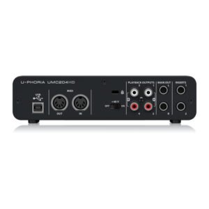 Behringer U-Phoria UMC204HD Interface de Audio