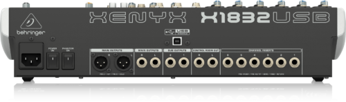 Behringer X1832USB Mezclador de 18 entradas y 3/2 buses con preamps y comps de micrófono XENYX, ecualizador británico, procesador Multi-FX de 24 bits e interfaz USB/Audio - Imagen 4