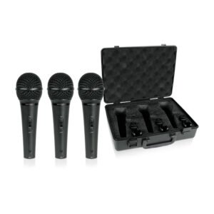 Behringer XM1800S Micrófono dinámico para instrumentos y voces (paquete de 3)