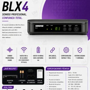SHURE BLX4 BLX receptor simple