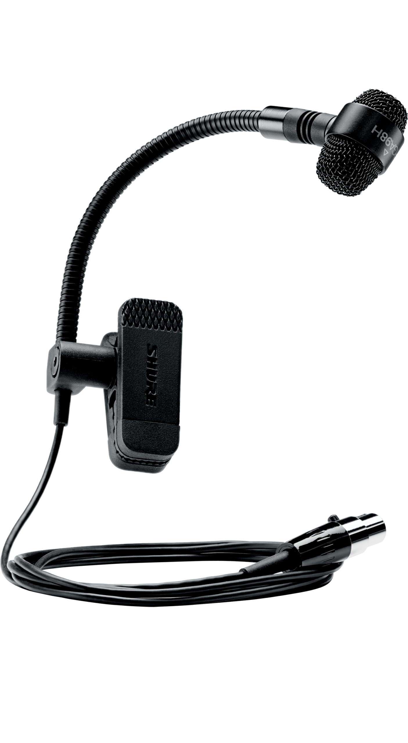 SHURE PGA98H-TQG Micrófono de condensador cardioide con pinza para instrumento
