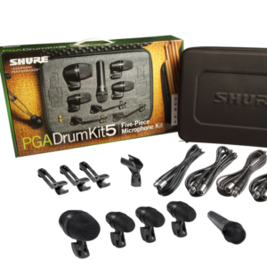SHURE PGADRUMKIT5 Kit de micrófono de batería de 5 piezas