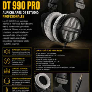 Beyerdynamic DT 990 Pro Auriculares de estudio