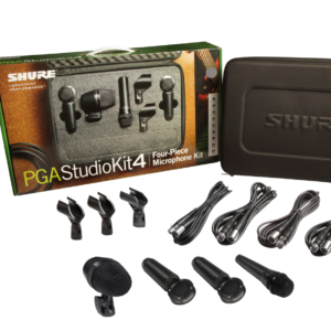 PGASTUDIOKIT4 Shure | Kit de micrófono de 4 piezas