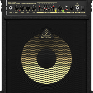 BXL900A | Behringer | Amplificador de graves de 90 W y 2 canales con altavoz Bugera original de cono de aluminio de 12", analizador de espectro FBQ y procesador Ultrabass