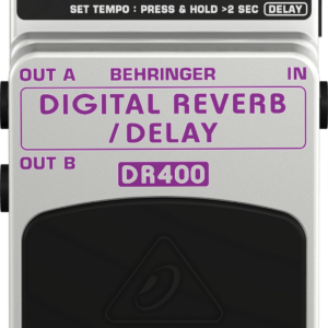 DR400 | Behringer | Pedal de efectos de retardo/reverberación estéreo digital