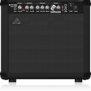 GTX30 | Behringer | Amplificador de guitarra de 30 W con 2 canales, FX, afinador, modelado de válvulas y altavoz original Bugera de 12"