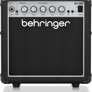 Behringer HA 10G Amplificador de Guitarra de 10 Watts con 2 Canales Independientes, Modelado de Válvulas VTC y Altavoz Original Bugera de 6"
