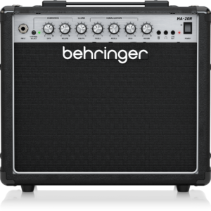 Behringer   HA 20R    Amplificador de Guitarra de 20 Watts con 2 Canales Independientes, Modelado de Válvulas VTC, Reverb y Altavoz Original Bugera de 8"