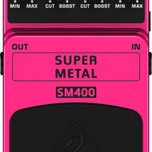 SM400 | Behringer | Pedal de efectos de distorsión de súper alta ganancia