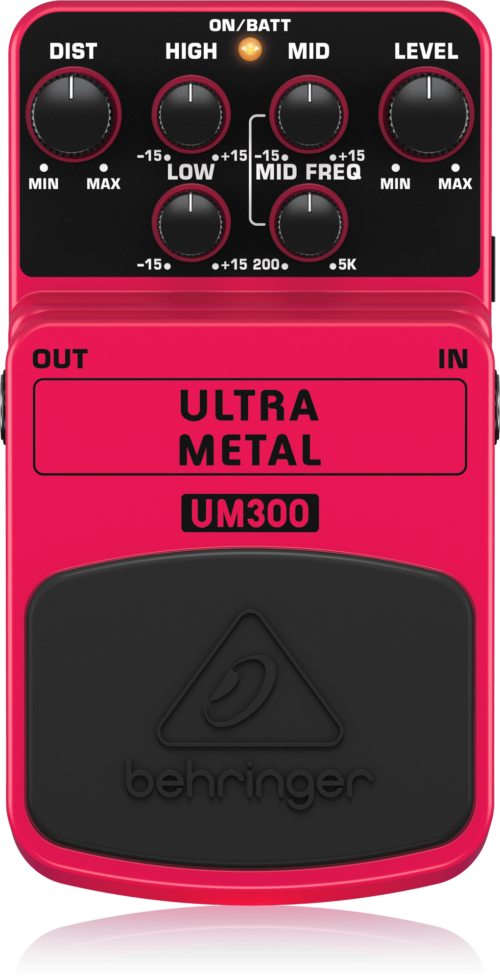UM300 | Behringer | Pedal de efectos de distorsión de metales pesados