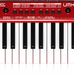 UMX250 | Behringer | El estudio definitivo en una caja: teclado controlador USB/MIDI de 25 teclas con interfaz de audio/USB independiente