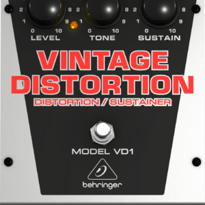 VD1 | Behringer | Auténtica distorsión/sustainer de estilo vintage