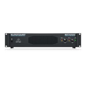 Behringer EP4000 Amplificador de potencia estéreo profesional de 4000 vatios con tecnología ATR (respuesta transitoria acelerada)