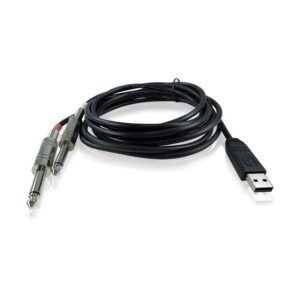 Behringer LINE 2 USB Cable de interfaz estéreo de entrada de línea de 1/4" a USB