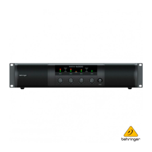 Behringer NX4-6000 Amplificador de potencia clase D ultraligero de 6000 vatios y 4 canales con compensación de impedancia de altavoz SmartSense