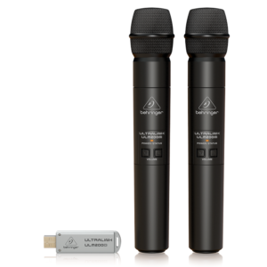 ULM202USB | Behringer | Sistema inalámbrico digital de 2,4 GHz de alto rendimiento con 2 micrófonos de mano y receptor USB de modo dual