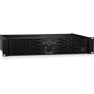 Behringer KM750 Amplificador de potencia estéreo profesional de 750 vatios con ATR (respuesta transitoria acelerada)