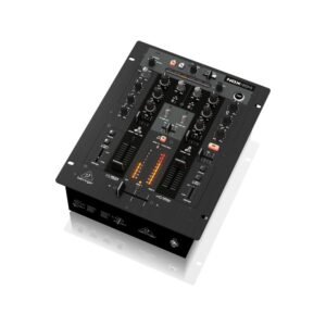 NOX202 | Behringer | Mezclador de DJ premium de 2 canales con INFINIUM 'Contact-Free' VCA Crossfader, Beat-Syncable FX e interfaz de audio USB