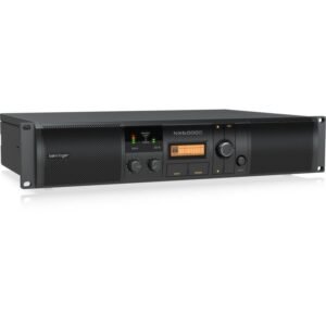Behringer NX6000D Amplificador de potencia clase D ultraligero de 6000 vatios con control DSP y compensación de impedancia de altavoz SmartSense
