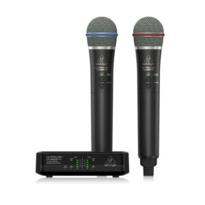 ULM302MIC | Behringer | Sistema inalámbrico digital de 2,4 GHz de alto rendimiento con 2 micrófonos de mano y receptor