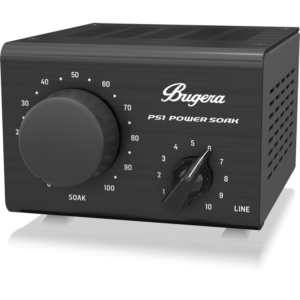 Bugera PS1 Atenuador de potencia pasivo de 100 vatios para amplificadores de guitarra y bajo con salida de micrófono emulada