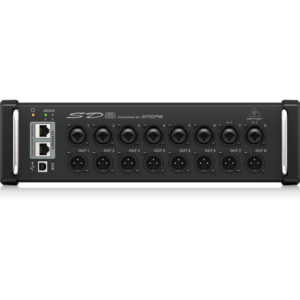 SD8 | Behringer | Caja de escenario de E/S con 8 preamplificadores Midas controlables a distancia, 8 salidas, red AES50 y concentrador de monitoreo personal ULTRANET