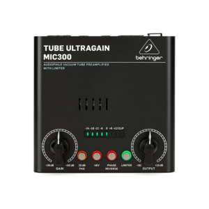 MIC300 | Behringer | Preamplificador de tubo de vacío para audiófilos con limitador