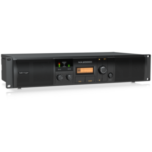 Behringer NX3000D Amplificador de potencia clase D ultraligero de 3000 vatios con control DSP y compensación de impedancia de altavoz SmartSense