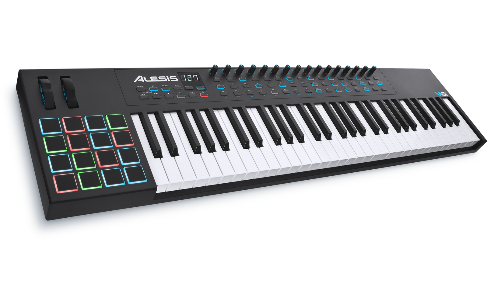 Alesis VI61 Controlador de teclado USB/MIDI avanzado de 61 teclas