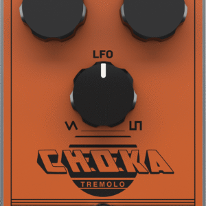 CHOKA TREMOLO | TC Electronic | Pedal de trémolo totalmente analógico con sabor vintage con diseño de 3 perillas y transformación perfecta entre estilos de LFO
