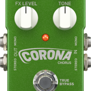 CORONA CHORUS | TC Electronic | Pedal de coro habilitado para TonePrint de alta calidad con 2 coros integrados, control de ajuste de tono y E/S estéreo