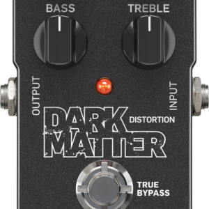 DARK MATTER DISTORTION | TC Electronic | Pedal de distorsión fenomenal con rango dinámico extremo, ecualizador de dos bandas e interruptor de voz