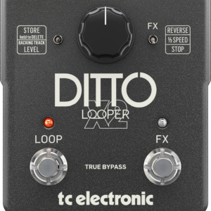 DITTO X2 LOOPER | TC Electronic | Pedal Looper altamente intuitivo con botón de parada dedicado y efectos de bucle