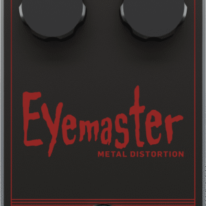 EYEMASTER METAL DISTORTION | TC Electronic | Pedal de distorsión de metal que golpea el cráneo con interfaz de 2 perillas para una ganancia increíble